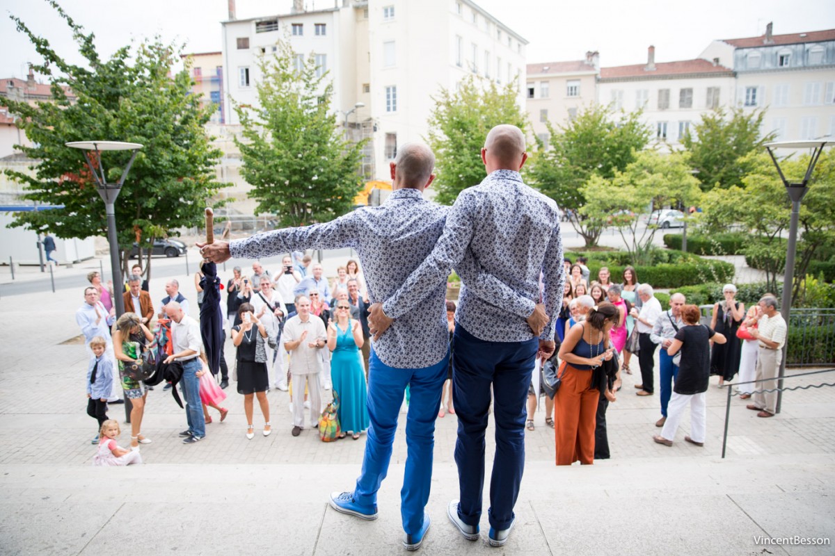 Photographe de mariage gay à Lyon